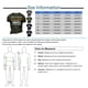 thumbnail image 2 of Men's T-shirt T-shirts Graphic Text Black Military Green Pool Dark Gray 3D Printing Street Casual Short Sleeve Button Down Printed Clothing Basic XL, 2 of 3