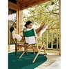Gazebo Indoor/Outdoor Braided Rug, Dark Green