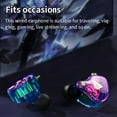 thumbnail image 3 of facefd Wired Earphone In-ear Type Gaming Headphone Detachable HiFi Stereo Sound Headset with Microphone, Green Green, 3 of 6