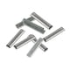 thumbnail image 2 of 10 conectores de rieles para modelos de trenes, conectores de vías de metal para escenarios de bricolaje, fáciles de colocar, suministros de diseño, Escala N, 2 of 10