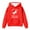 Red, variant on Tiijoy Girls Horse Graphic Hoodie Loose Pullover Hooded Sweatshirt Top, Sizes 4-5T