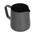 thumbnail image 3 of Frothing Jug, Coffee Frothing Pitcher Thickened Multifunctional Durable Exquisite With Comfortable Handle For Kitchen For Cream For Home Black, 3 of 8