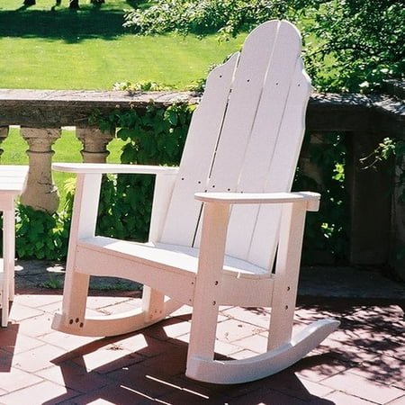 Tailwind Furniture Traditional Plastic Rocking Adirondack Chair