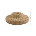 thumbnail image 3 of Meridian Furniture Arc Camel Velvet Modular Sectional, 3 of 7