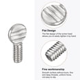 thumbnail image 4 of 1/4-20 x 1/2" Thumb Screws, 5pack 304 Stainless Steel Fully Thread Screw, 4 of 5