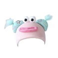 thumbnail image 1 of S SERENABLE Ski Helmet Cover Bright Braids Design Comfortable Protective Cute Multifunction Mint Green, 1 of 8