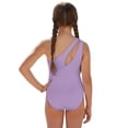thumbnail image 2 of Jiueut Shell Coral Print Girl's One Piece Swimsuits Cut Out Swimwear with Adjustable Strap One Shoulder Bathing Suit with Mesh Cover Up, 2 of 7