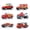 Red, variant on 1:64 Scale Die-Cast Metal City Vehicle Set, 6 Pcs Classic Collectible Mini Cars With Gift Packaging, Realistic Alloy Model Toys For Hobby Collection And Holiday Gift Giving-(Red)