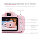 thumbnail image 3 of Cámara Digital Deportiva Belug de 2 Pulgadas para Niños Rosa, 3 of 5