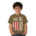 thumbnail image 3 of Lullu Boys USA 250th Independence Day T-Shirt Summer Short Sleeve T Shirt Tee, Sizes 1-13, 3 of 3