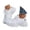 White, variant on Win s Way Women's Casual Lace-Up Platform Sneakers, Breathable Mesh Athletic Shoes for Outdoor Travel