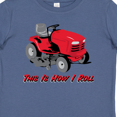 thumbnail image 4 of Inktastic This is How I Roll Mower Boys or Girls Baby T-Shirt, 4 of 5