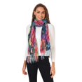 thumbnail image 2 of FORMRS Womens Scarf Winter Soft Long Big Warm Shawls Wrap Tassel Scarves, Ethereal Floral Harmony, 2 of 9