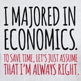 thumbnail image 3 of CafePress - Majored In Economics T Shirt - Light T-Shirt - CP, 3 of 4