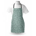 thumbnail image 3 of Vintage Apron Floral Rustic Composition with Blossoming Branches Wildflowers Garden, Unisex Kitchen Bib Apron with Adjustable Neck for Cooking Baking Gardening, Pale Blue Cream Umber, by Ambesonne, 3 of 3