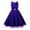 Purple, variant on AWZXDE Girls Dresses Childrens Dress Big Childrens Sleeveless Lace Dress Wedding Dress Flower Girl Dress With Tutu Long Dresses Purple,110-3