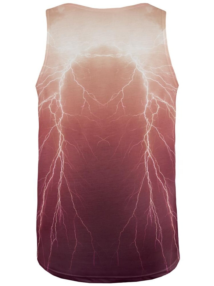 Lightning Bolts All Over Adult Tank Top
