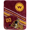 thumbnail image 1 of Caseys 9060426646 60 x 80 in. Washington Football Team Raschel Slant Design Blanket, 1 of 1