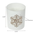 thumbnail image 4 of Bougie Parfumée En Pot Blanc Mat 7 Oz (Flocon De Neige) (Forêt Sacrée) - Lot De 2, 4 of 4