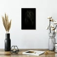 thumbnail image 2 of Elephant Stock Black Pearl Wall Art - Vertical Canvas Wall Art - Living Room Wall Decor - Animal Canvas - Black And Gray Decor By Photoinc Studio - 8" x 12", 2 of 4