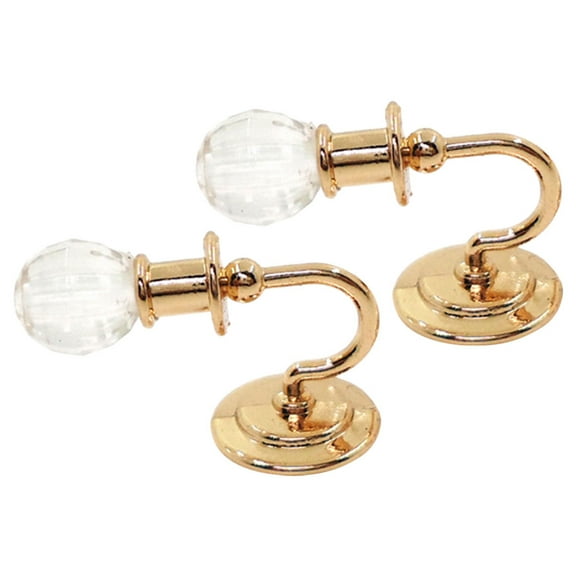 Dollhouse Wall Light Miniature Lamp Bedside Models LED Landscape Lights Miniture Furniture