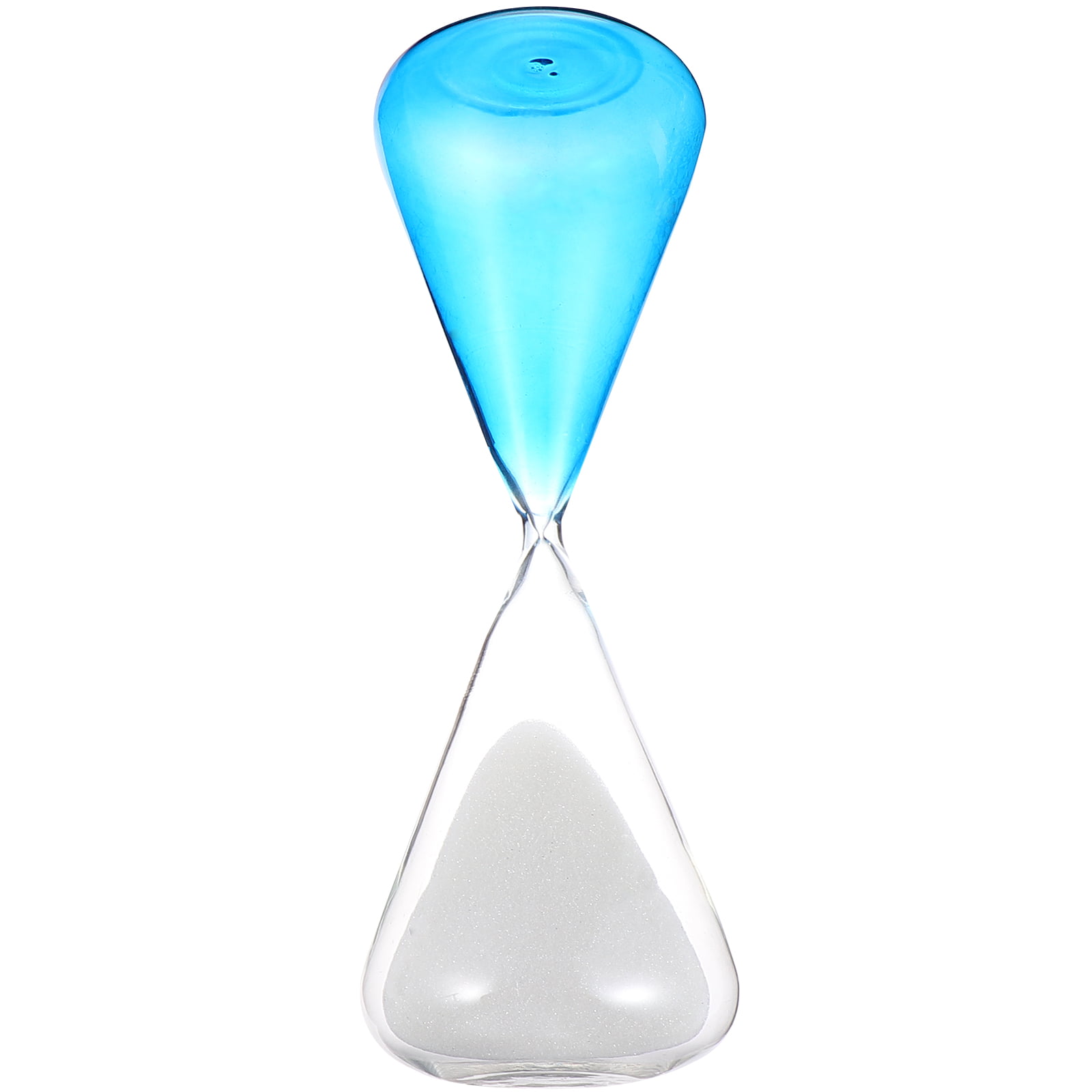 Transparent with White Sand Hexagonal Glass Timer Hourglass Sand Timer 
