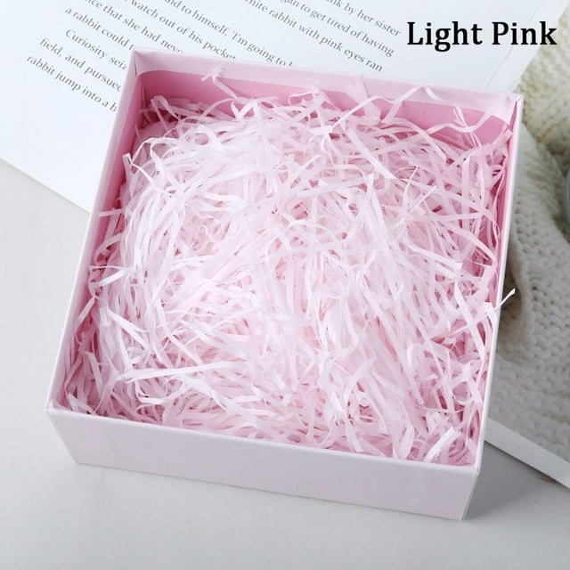 100g Colorful Raffia Shredded Paper Candy Boxes DIY Gift Box Filling Material Tissue Party Gift Packaging Filler Decor