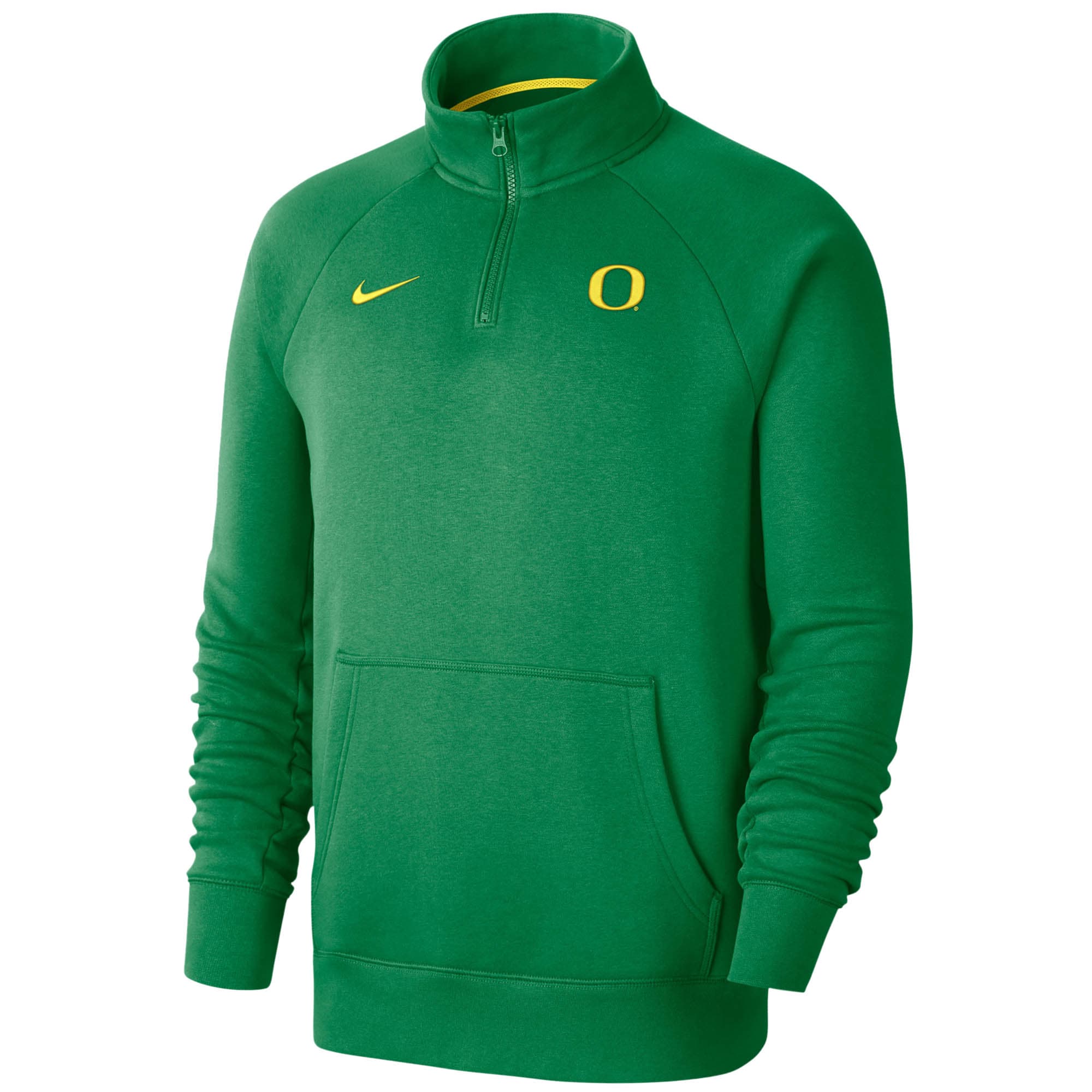 nike green fleece jacket