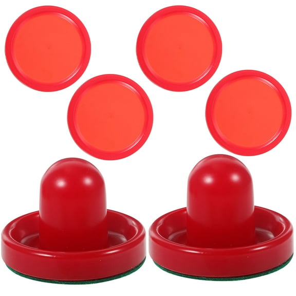 CIMAXIC Air Hockey Red 8Pcs Standard Fit for Air Hockey Tables