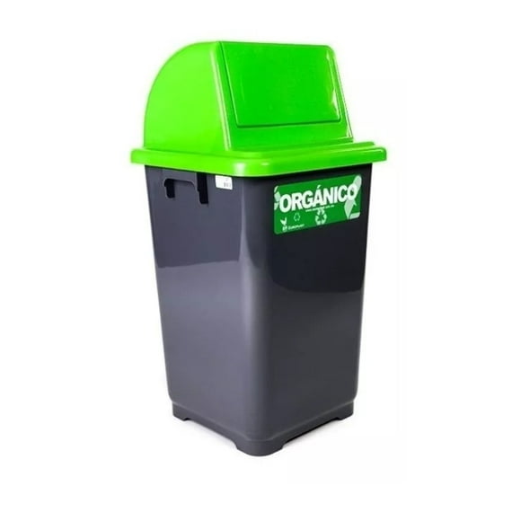 Bote de Basura EP 90 Litros Plastico tapa Balancin