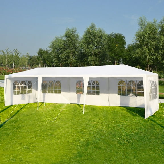 Costway 10'x30' Party Wedding Outdoor Patio Tent Canopy Heavy duty Gazebo Pavilion Event