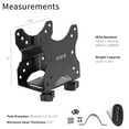 thumbnail image 4 of VIVO Adjustable Thin Client Mount Bracket Under Desk Mini PC Computer Holder, 4 of 8