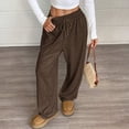 thumbnail image 2 of Womens Wide Leg Sweatpants Plus Size Cargo Pants for Women Plus Size Wide Leg Pants for Women Capri Pants for Women Plus Size Casual Work Pants Women Womens Cargo Work Pants, 2 of 5
