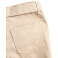 thumbnail image 5 of Beverly Hills Polo Club Girls' School Uniform Pants - 2 Pack Stretch Skinny Fit Khaki & Navy Uniform Pants (4-16), 5 of 7