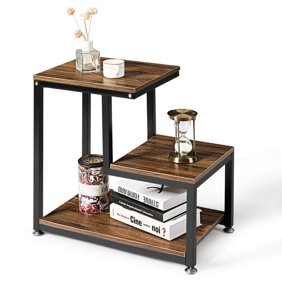 Tribesigns Sofa Side Table Modern C Table Snack End Table With