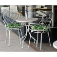 thumbnail image 5 of Vargottam Indoor/Outdoor Round Bistro Chair Cushions Block Print 15-Inch Bistro Chair Pads Waterproof Seat Chair Cushion For Home/Office- Set Of 2 (Light Green), 5 of 7