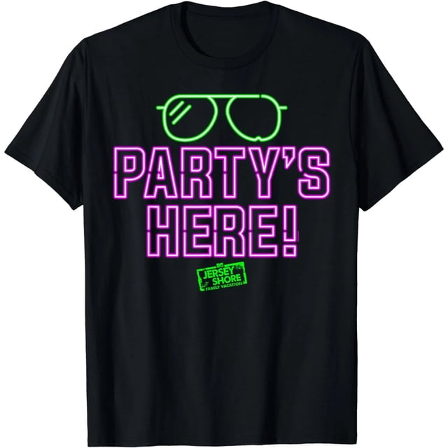 Playera de MTV Jersey Shore "Fiesta Aquí" para Mujer - Diseño Divertido y Atrevido