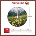 thumbnail image 2 of Sikiie Mountain Daisy Meadow Christmas Tree Skirt, Christmas Tree Decorations, Christmas Decor, Tree Mat Decoration(30-48IN)-30", 2 of 6