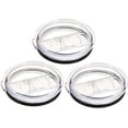 thumbnail image 1 of Set of 3 Tumbler Lids for 20 oz Yeti Rambler Tumblers and 10 oz Lowball Tumblers, Replacement Lids, Sliding Lid Splash Proof and Straw Compatible - 20 oz, 1 of 4