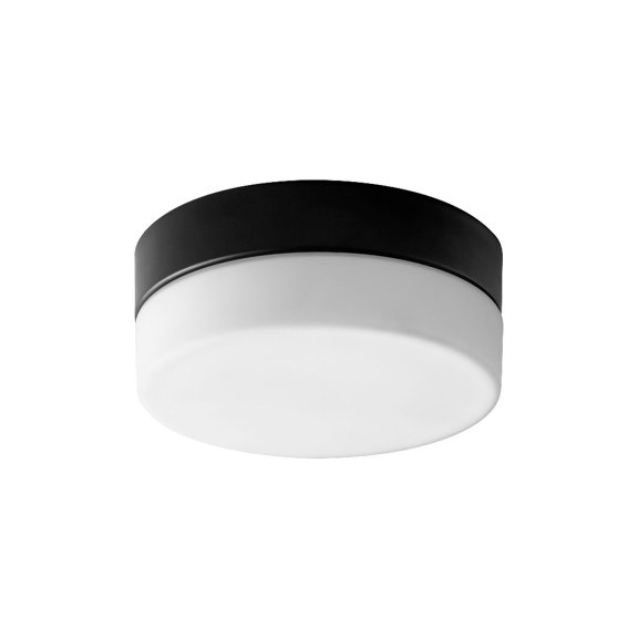 7.25 Inch 8.2W 1 Led Flush Mount-Black Finish-3000 Color Temperature Oxygen Lighting 32-630-15