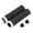 White, variant on Xirurus 1 Pair Lightweight Rubber Handlebar Grips for MTB Anti Slide Lock-On Bicycle Sleeve with Plugs White, 5 inches / 12.7 cm