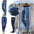 thumbnail image 2 of 1/6 Scale Jeans Pants Trousers Clothes Fit 12"Male PH TBL FigureBody, 2 of 14