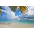 thumbnail image 2 of Jenny Rainbow Fine Art 32x23 Black Ornate Wood Framed with Double Matting Museum Art Print Titled - Postcard Perfection Maldives, 2 of 4