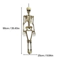 thumbnail image 3 of Halloween Horror Costume Simulation Skeleton Trick Props Bar Decoration, 3 of 4