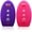Purple and pink, variant on Dobrev Black 4 Buttons Silicone Case Protector Key Fob Smart Car Remote Holder for Nissan GTR R35 (red)