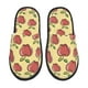 thumbnail image 1 of Fotbe Apple Pantuflas Peludas para Mujer con Estampado, Zapatillas de Peluche, Zapatos de Invierno para Casa, Uso Interior y Exterior-Medium, 1 of 8