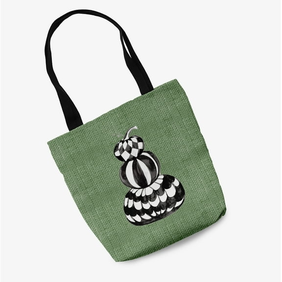 Trick or Treat Pumpkin Stack Halloween Tote Bag