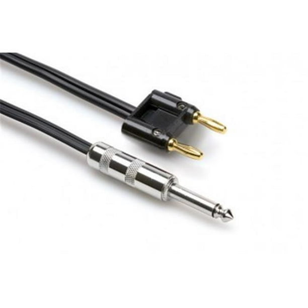 Acesonic CAB-615 18 Awg Banana - 0.25 in. Haut-Parleur Cable&44; 15 ft.