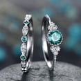thumbnail image 3 of Anillos De Diamantes Elegancia De Moda Anillos De Diamantes Pareja Encanto Joyería Para Mujeres Niñas San Valentín Cumpleaños Aniversario Regalo Tamaño 5-10 matsuzay AP007449-09, 3 of 6