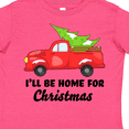 thumbnail image 4 of Inktastic I'll Be Home for Christmas Truck with Tree Boys or Girls Toddler T-Shirt, 4 of 5